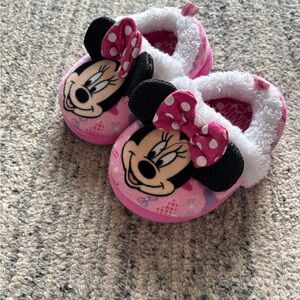 Disney Minnie Mouse Pink Slippers